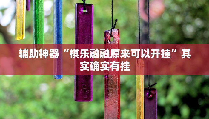 辅助神器“棋乐融融原来可以开挂”其实确实有挂