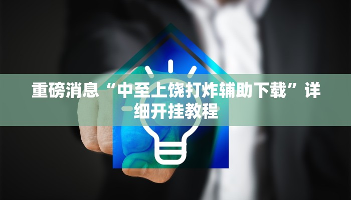 重磅消息“中至上饶打炸辅助下载”详细开挂教程