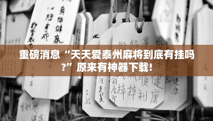 辅助神器“网易麻将有没有挂”其实确实有挂