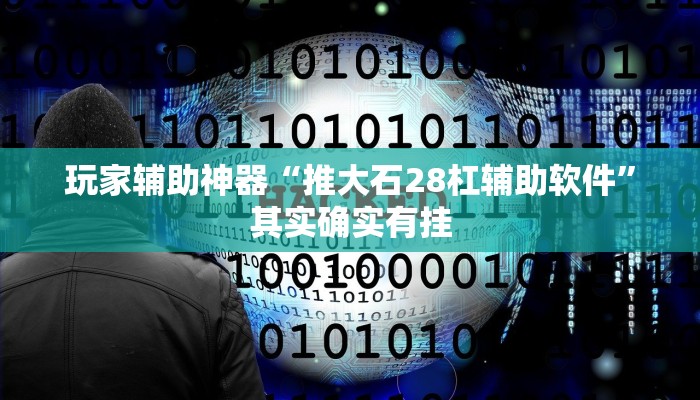玩家辅助神器“推大石28杠辅助软件”其实确实有挂