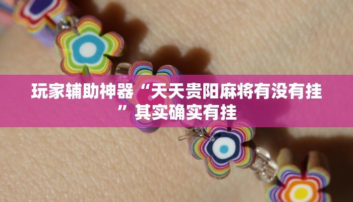 玩家辅助神器“天天贵阳麻将有没有挂”其实确实有挂