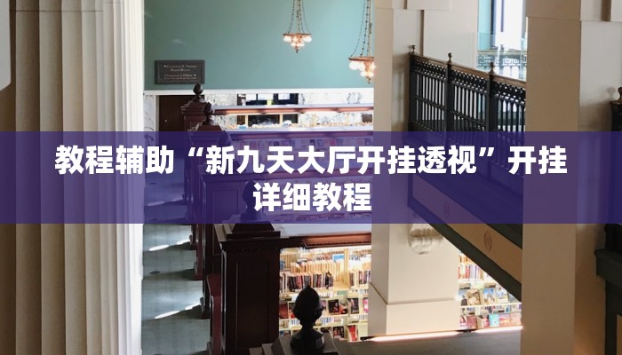 教程辅助“新九天大厅开挂透视”开挂详细教程