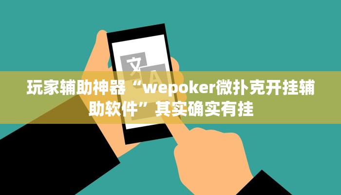 玩家辅助神器“wepoker微扑克开挂辅助软件”其实确实有挂