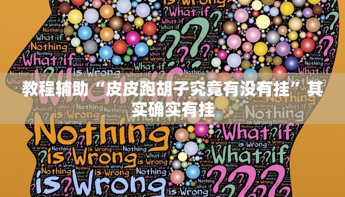 教程辅助“皮皮跑胡子究竟有没有挂”其实确实有挂