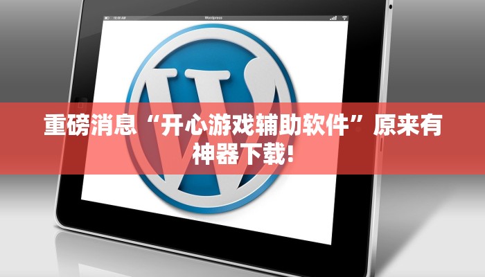 重磅消息“开心游戏辅助软件”原来有神器下载!