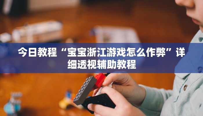今日教程“宝宝浙江游戏怎么作弊”详细透视辅助教程